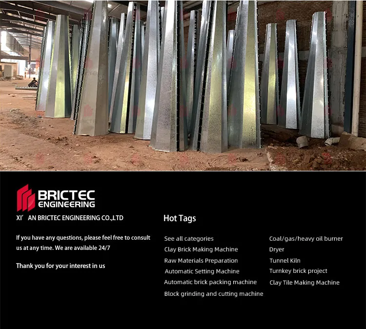 Μηχανή ξήρανσης του διαχωριστή κυκλώνα για την ξήρανση τούβλων από πηλό κατά την επεξεργασία 6