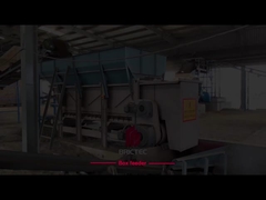 Τροφοδότης κιβωτίου και μίξερ για την επεξεργασία πρώτων υλών στη γραμμή παραγωγής τούβλων